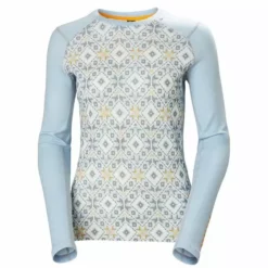 Helly Hansen 2022 Women's Lifa Merino Midweight Graphic Crew Winter Outerwear