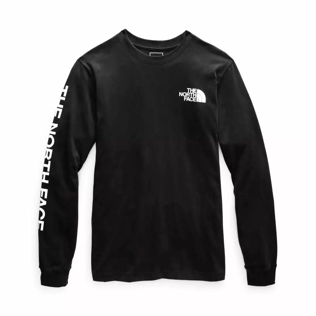The North Face 2022 Men's Long Sleeve TNF Sleeve Hit Tee 1 The North Face 2022 Men's Long Sleeve TNF Sleeve Hit Tee