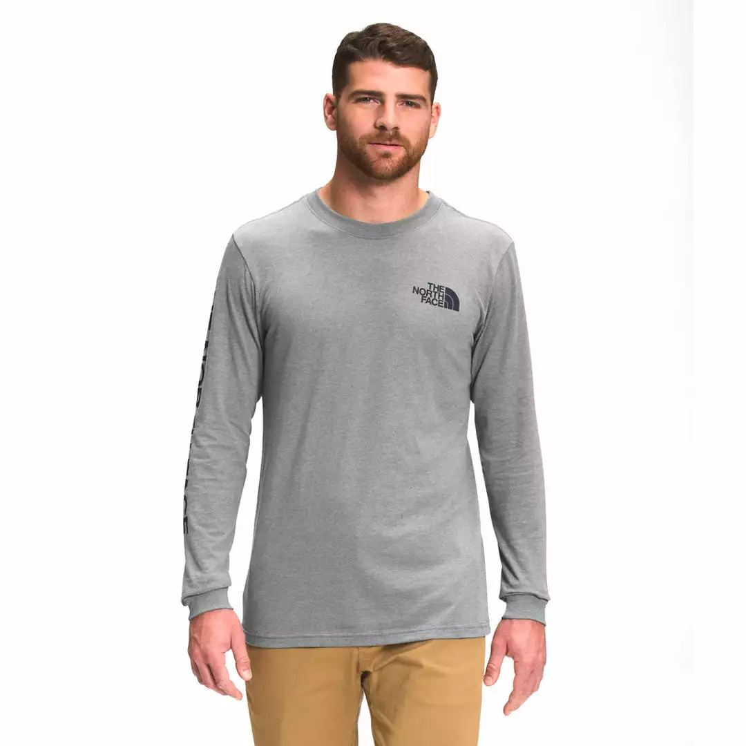 The North Face 2022 Men's Long Sleeve TNF Sleeve Hit Tee 2 The North Face 2022 Men's Long Sleeve TNF Sleeve Hit Tee