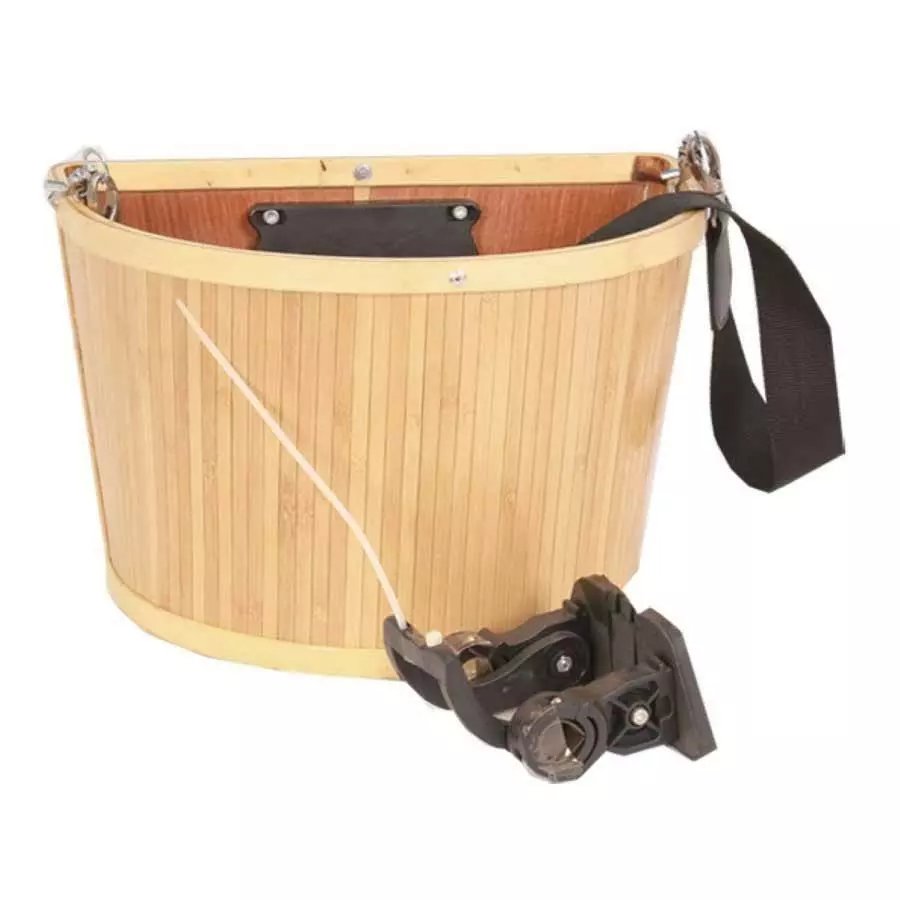 EVO - E-Cargo Bamboo QR Front Basket 1 EVO - E-Cargo Bamboo QR Front Basket