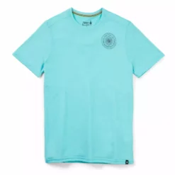 Smartwool 2022 Men's Merino Sport 150 Go Far, Feel Good Spokes Short Sleeve Graphic Tee Shirt Summer Clothing